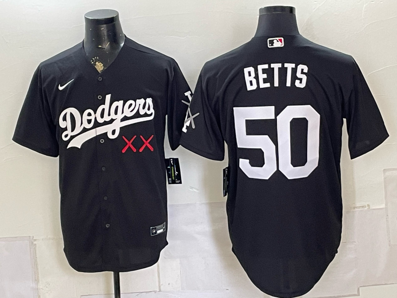 Men Los Angeles Dodgers #50 Betts black Game 2026 Nike MLB Jersey 080501->los angeles dodgers->MLB Jersey